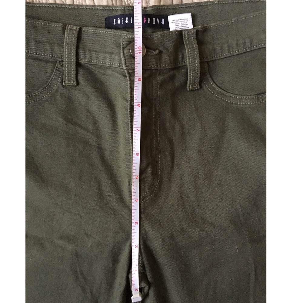 Fashion Nova Olive Canopy Jeans - Picture 7 of 7